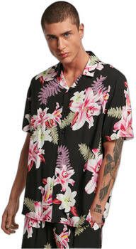 Urban Classics Overhemd Lange Mouw Chemise Viscose AOP Resort GT