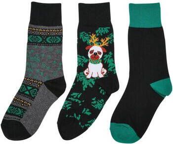 Urban Classics Sokken chaussettes enfant Christmas Dog (x3)