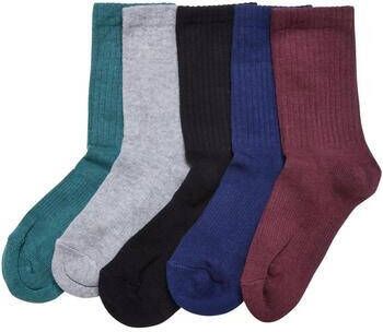 Urban Classics Sokken Pack de 5 chaussettes de sport enfant