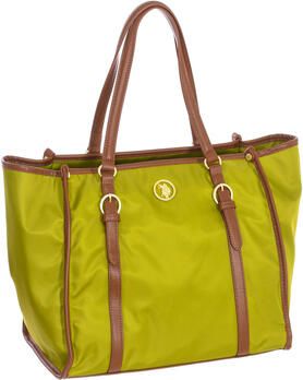 U.s. Polo Assn. Nylon Shopper Tas met Ritssluiting Green Dames