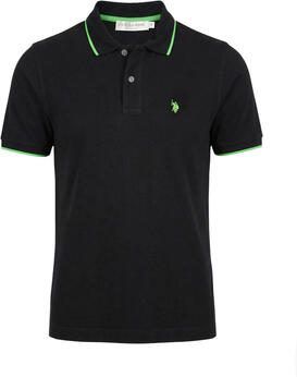 U.S Polo Assn. Polo Shirt Korte Mouw BLACK US43 197027