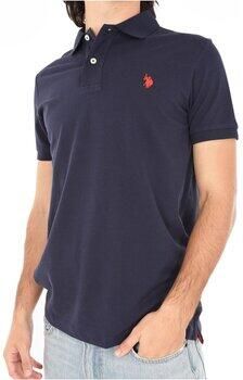 U.s. Polo Assn. King Piqué Polo Shirt Blue Heren - Foto 2