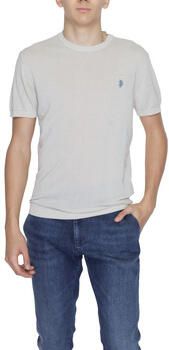 U.s. Polo Assn. Grijze Katoenen Ronde Hals T-shirt Gray Heren