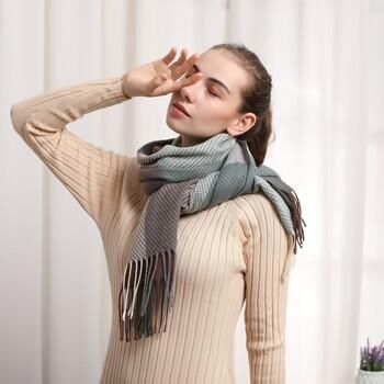 V 1969 Sjaal Bigcase kasjmier sjaal