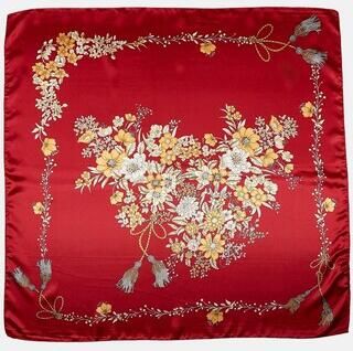 V 1969 Sjaal Carré Soie Treeflow