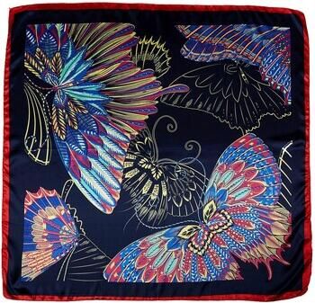 V 1969 Sjaal Carré Zijde Veer