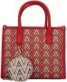 Valentino by Mario Valentino Handtas voor Lente Zomer met Afneembare Schouderband Red - Thumbnail 1