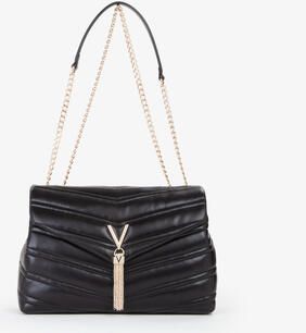 Valentino by Mario Valentino Zwarte Crossbody Tas met Ketting en Meerdere Compartimenten Black Dames - Foto 4