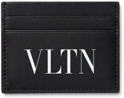 Valentino Garavani Kaarthouder met bedrukt logo Black Heren