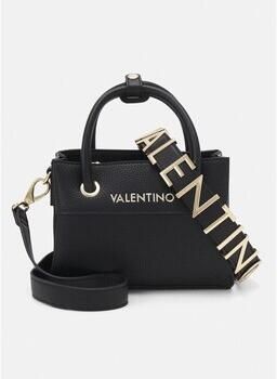Valentino by Mario Valentino Zwarte polyethyleen handtas met meerdere compartimenten Black Dames