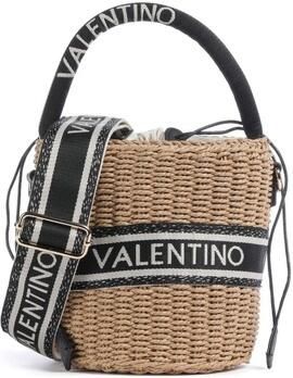 Valentino Bags raffia handtas Boho naturel zwart - Foto 7