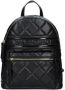 Valentino by Mario Valentino Zwarte Polyethyleen Rugzak met Verstelbare Banden Black Unisex - Thumbnail 1