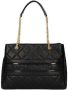 Valentino by Mario Valentino Gewatteerde Shopper met Ritssluiting en Logo Detail Black Dames - Thumbnail 3