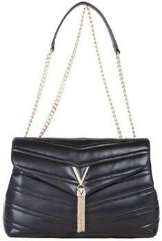 Valentino by Mario Valentino Zwarte Crossbody Tas met Ketting en Meerdere Compartimenten Black Dames - Foto 5