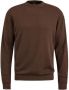 VANGUARD Heren Truien & Vesten Crewneck Cotton Modal Bruin - Thumbnail 2
