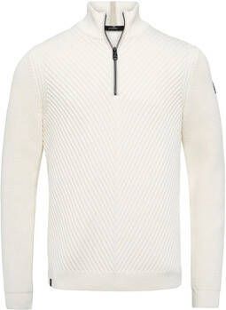 Vanguard Sweater Trui Half Zip Off-White