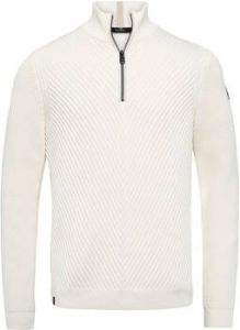Vanguard Sweater Trui Half Zip Off-White