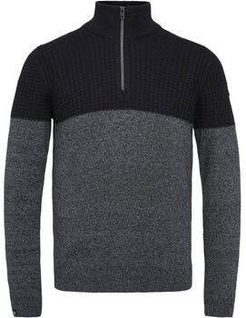 Vanguard Sweater Trui Half Zip Zwart Grijs