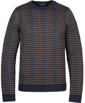 Vanguard Sweater Trui Rib Strepen Bruin
