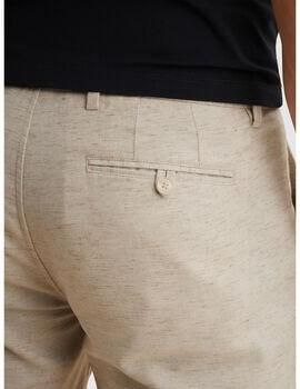 Vanguard Chino Broek V11 Short Linen Blend Beige