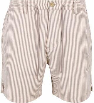 Vanguard Korte Broek Relaxed Short Stripes Beige