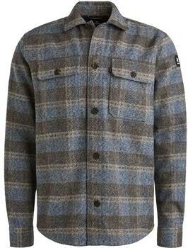 Vanguard Onderhemd Overshirt Ruiten Blauw