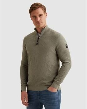 Vanguard Sweater Pullover Half Zip Mouline Forest Fog