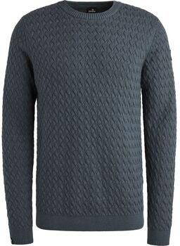 Vanguard Sweater Trui Knitted Structure Blauw