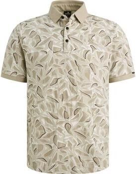 Vanguard T-shirt Poloshirt Piqué Print Beige