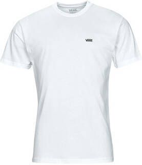 Vans Linkerborst Logo T-shirt Wit Zwart White Heren