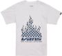 VANS Jongens Polo's & T-shirts Reflective Checkerboard Flame Ss White Wit - Thumbnail 2