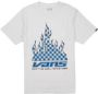 VANS Jongens Polo's & T-shirts Reflective Checkerboard Flame Ss White Wit-134 - Thumbnail 2