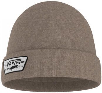 Vans Geribbelde Beanie Hoed Desert Taupe Brown Heren