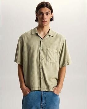 Vans Overhemd Korte Mouw Van Doren Tencel Check