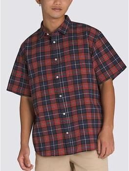 Vans Overhemd Korte Mouw VN000M14 LAWSON PLAID-F0T1 PARISIAN NIGHT BLACK