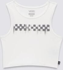 Vans T-shirt CHECK WASH FITTED CROP
