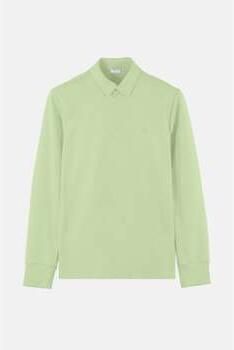 Vercate Polo Shirt Lange Mouw Strijkvrij Poloshirt