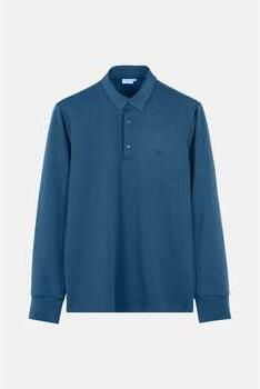 Vercate Polo Shirt Lange Mouw Strijkvrij Poloshirt