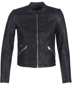 VERO MODA bikerjack VMKHLOE met imitatieleer zwart - Foto 3