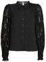 Vero Moda Vmcabena L S Blouse WVN BTQ Zwart | Freewear Zwart Black Dames - Thumbnail 2