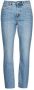 VERO MODA high waist straight fit jeans VMBRENDA light blue denim - Thumbnail 3