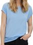 Vero Moda Shirt met ronde hals VMAVA PLAIN SS TOP - Thumbnail 2
