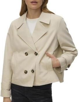 VERO MODA trenchcoat licht beige - Foto 4