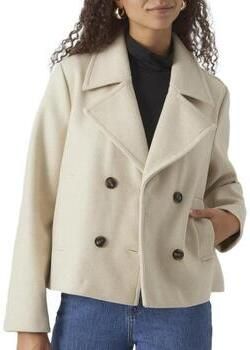 Vero Moda Korte trenchcoat met dubbele knoopsluiting model 'VINCEMIA' - Foto 6