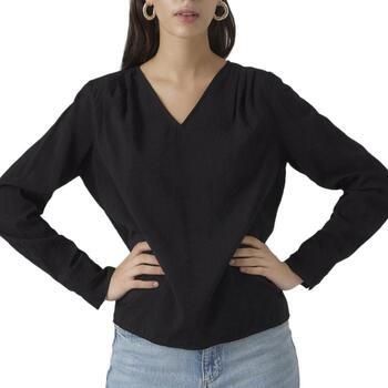 Vero Moda Blouse met lange mouwen VMLENA LS PLEAT TOP WVN NOOS - Foto 2