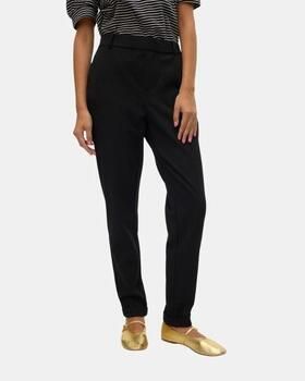 Vero Moda Loose fit stoffen broek met gestileerde opening model 'MAYA' - Foto 13