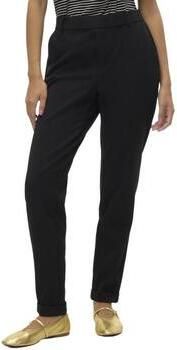 Vero Moda Loose fit stoffen broek met gestileerde opening model 'MAYA' - Foto 15