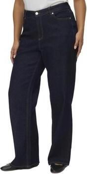 VERO MODA CURVE wide leg jeans dark blue denim - Foto 4