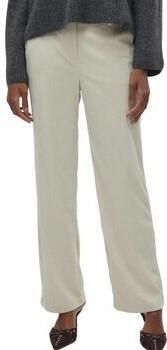 Vero Moda Straight fit corduroy broek met schuifhaakje en ritssluiting model 'NORA'