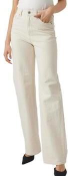 Vero Moda Straight jeans VMTESSA HR WIDE STR JEANS ECRU GA - Foto 2